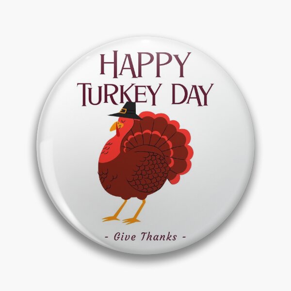 Item preview, Happy Turkey Day Give Thanks Thanksgiving Grateful designed and sold by RGVDesigns.