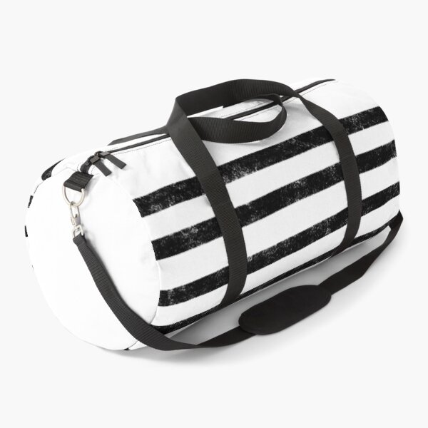 Item preview, Minimalist Hand Drawn Stripes Pattern (black/white) designed and sold by Design Minds Boutique.