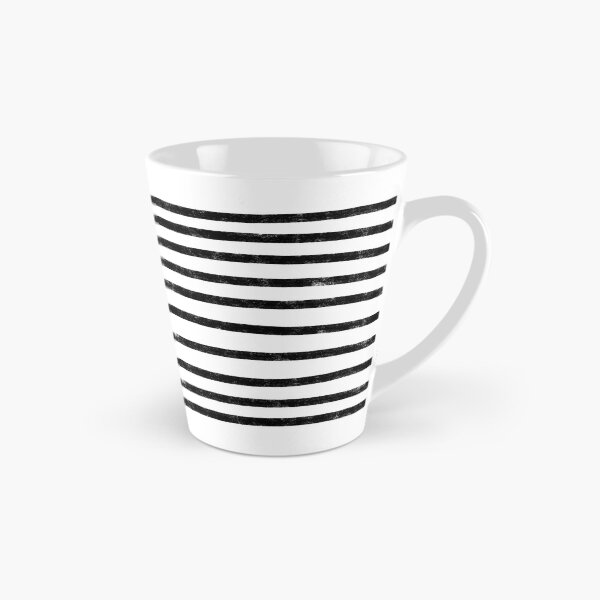Item preview, Minimalist Hand Drawn Stripes Pattern (black/white) designed and sold by Design Minds Boutique.