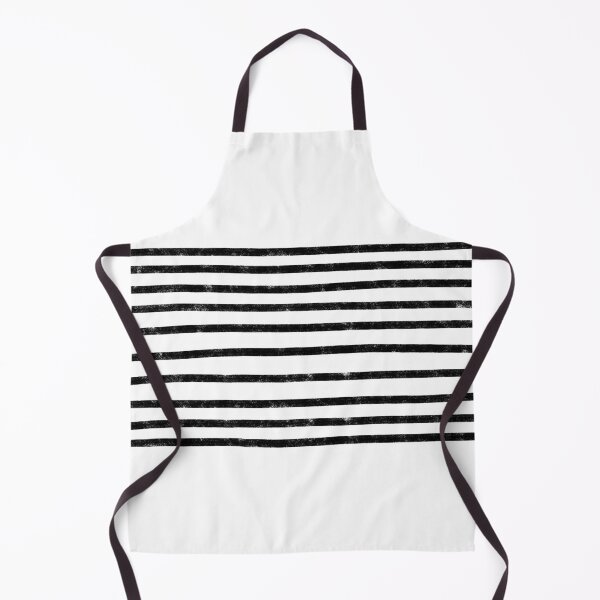 Item preview, Minimalist Hand Drawn Stripes Pattern (black/white) designed and sold by Design Minds Boutique.