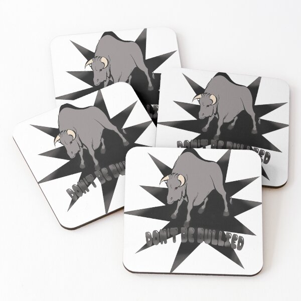 Item preview, Bull with the inscription "don't be bullied" designed and sold by Olha Volokhova.