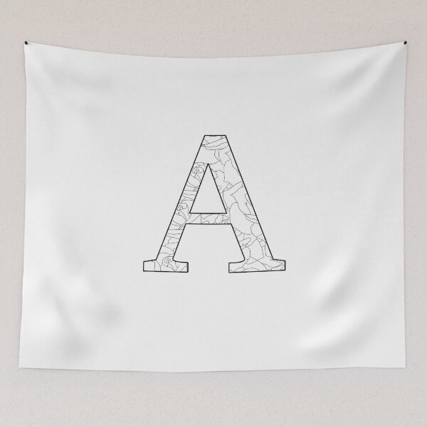 Item preview, Initial letter A_roses designed and sold by Acid-Rain.