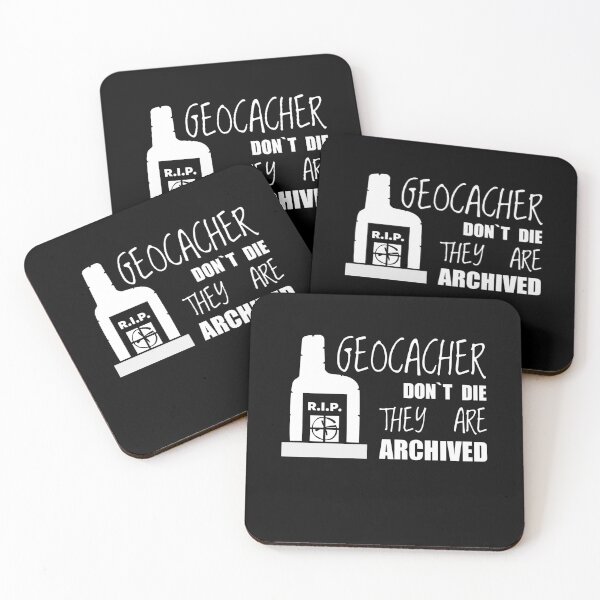 Item preview, Geocachers don`t die they are archived! designed and sold by artefactus.