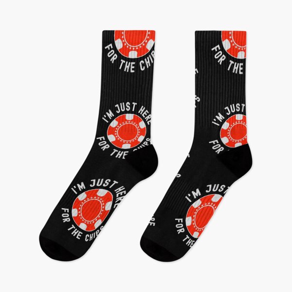 Item preview, Funny Poker Player | Just Here For The Chips Gambling Pun designed and sold by weirdrelatives.