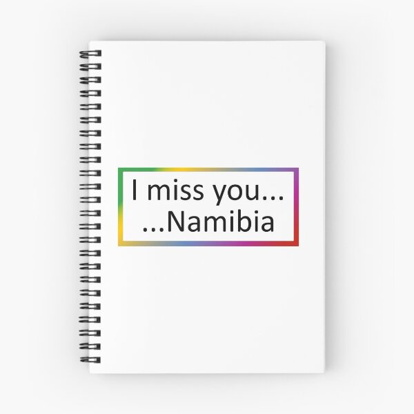 Item preview, I miss you ... Namibia designed and sold by SmileMiau.