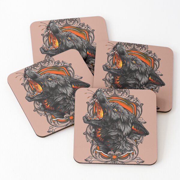 Item preview, Fire Wolforange designed and sold by Lilia-SEILLAN.