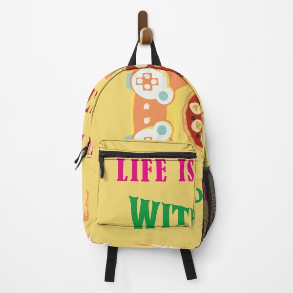 Item preview, Life is Better with pizza and Gaming designed and sold by smartness-shop.