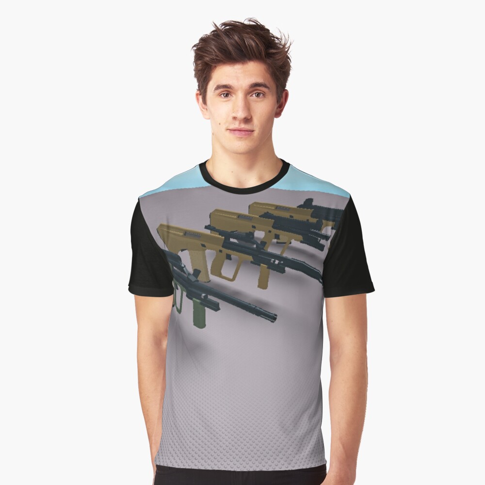 Phantom Forces Weapon Shirt 1 T Shirt By Stylisstudios Redbubble - roblox phantom forces decal
