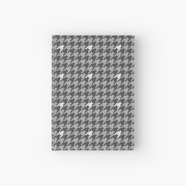Item preview, Monochrome Houndstooth with Silver Accent designed and sold by Valerie Bennett.