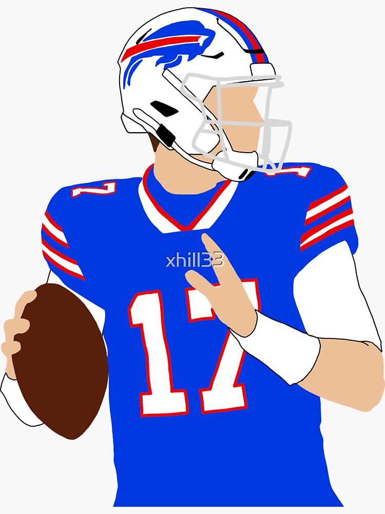 Josh Allen Car Decal/josh Allen Bills Logo/bills Mafia Decal 