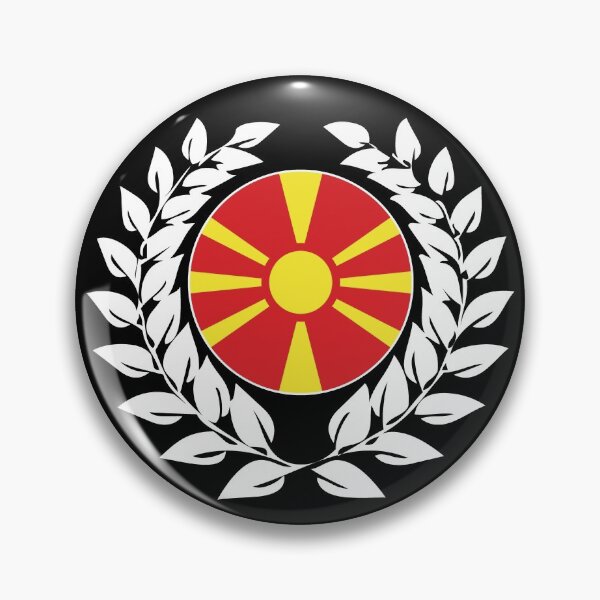 Item preview, North Macedonia Macedonian flag flag designed and sold by GeogDesigns.