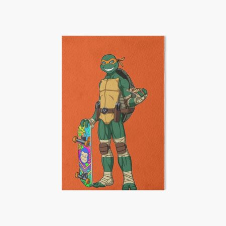 Custom Teenage Mutant Ninja Turtles Michelangelo Skateboard Classic T-shirt  By Cm-arts - Artistshot