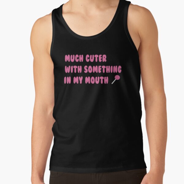 Item preview, Much cuter with something in my mouth designed and sold by camelia khaled.