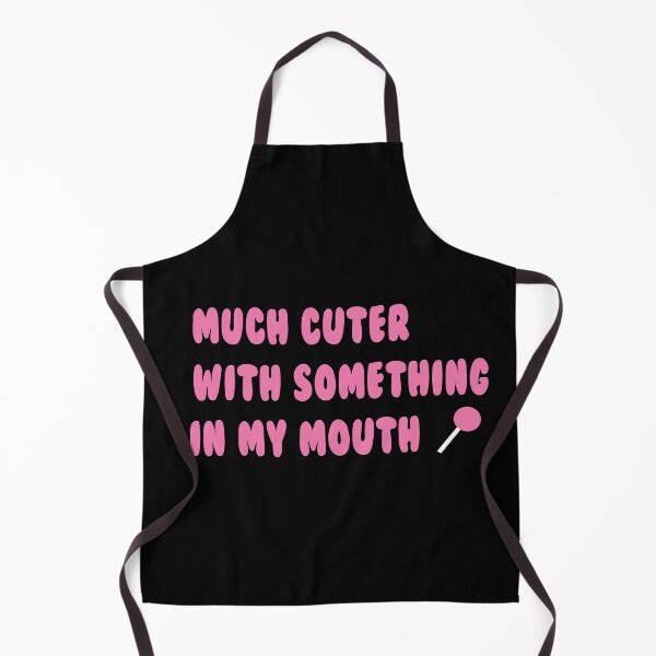 Item preview, Much cuter with something in my mouth designed and sold by camelia khaled.