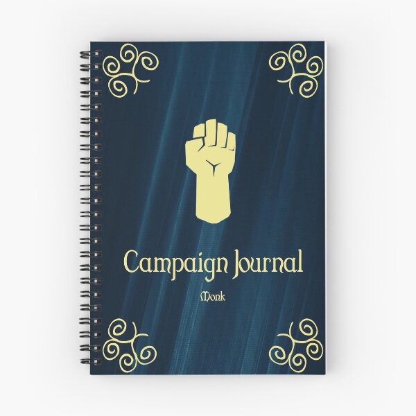 Item preview, DnD Campaign Journal - Monk designed and sold by PatternTree.