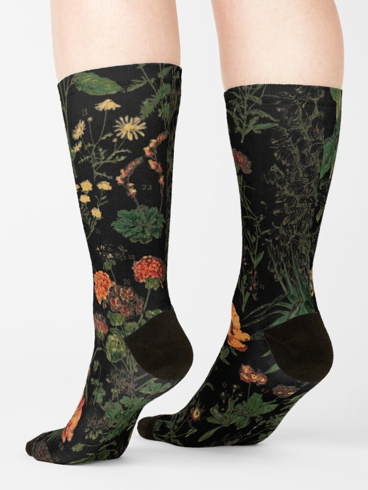 Alternate view of Midnight Floral Socks