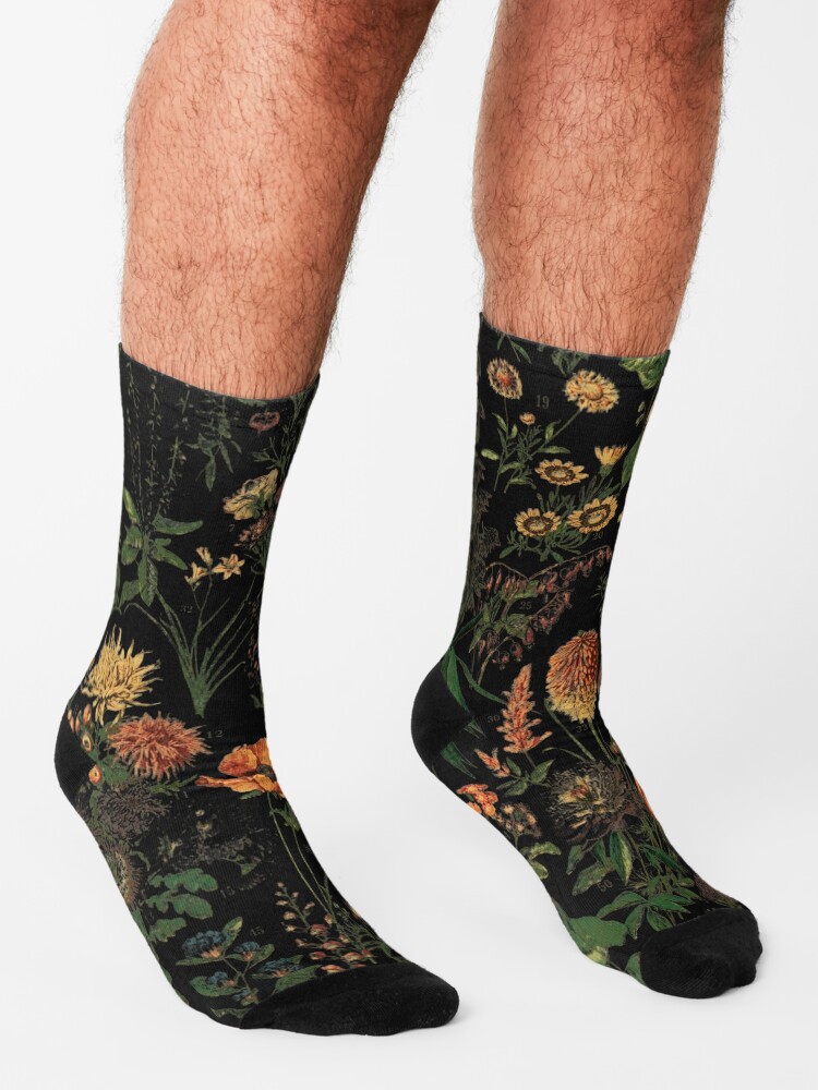Alternate view of Midnight Floral Socks