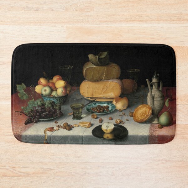 Item preview, Still Life with Cheeses by Floris Claesz. van Dyck, Dutch, 1615 designed and sold by Shapes-Mania.