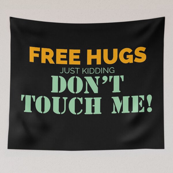 Item preview, Abrazos gratis, bromeando, no me toques designed and sold by Monkey204.