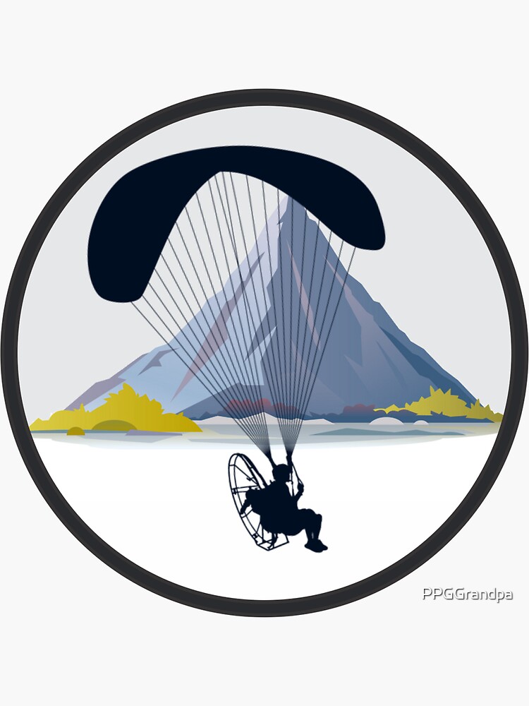 Thumbnail 3 of 3, Sticker, Paramotor - ClearPropTV 1 designed and sold by PPGGrandpa.