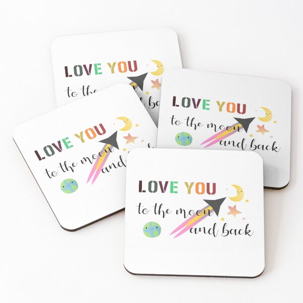 Item preview, Love you to the moon and back designed and sold by MomMee.