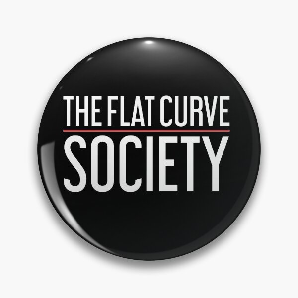 The Flat Curve Society Pin
