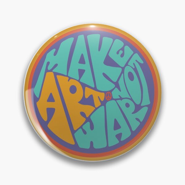 Item preview, MAKE ART NOT WAR designed and sold by Margaret Bone.