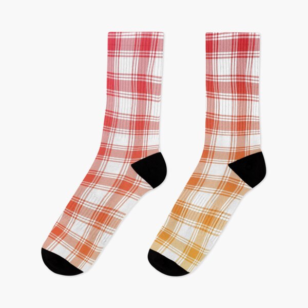 Item preview, Plaid Pattern Warm Red Orange and Yellow Gradient designed and sold by murialbezanson.