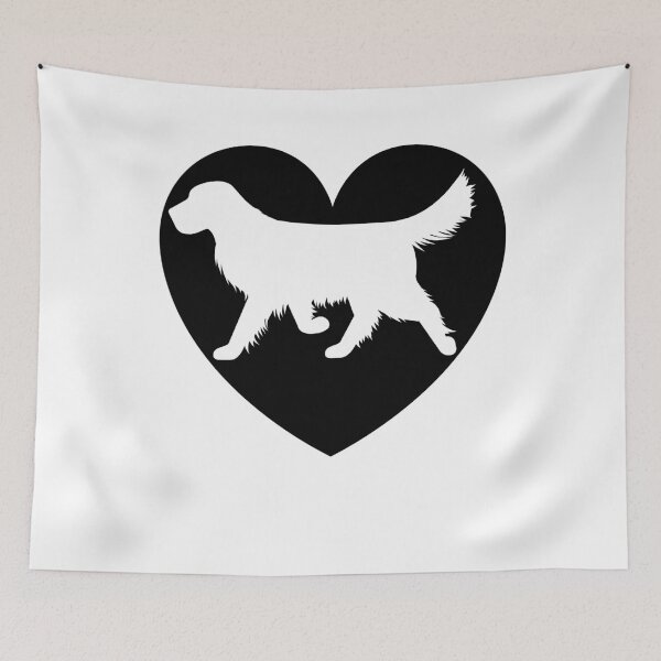 Item preview, golden retriever art heart golden retriever dog lover designed and sold by alaechamlal.