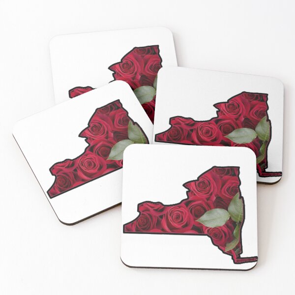Item preview, New York Outline State Flower Rose  designed and sold by Angie Smith.