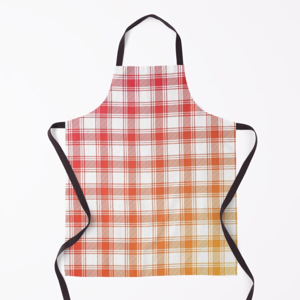 Item preview, Plaid Pattern Warm Red Orange and Yellow Gradient designed and sold by murialbezanson.