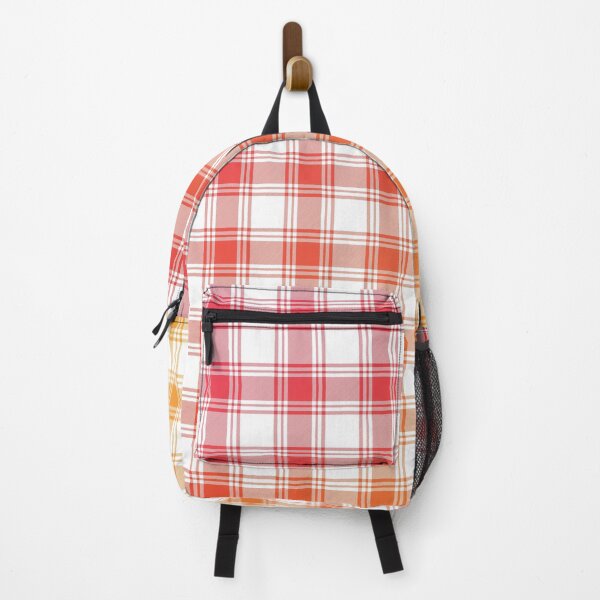 Item preview, Plaid Pattern Warm Red Orange and Yellow Gradient designed and sold by murialbezanson.