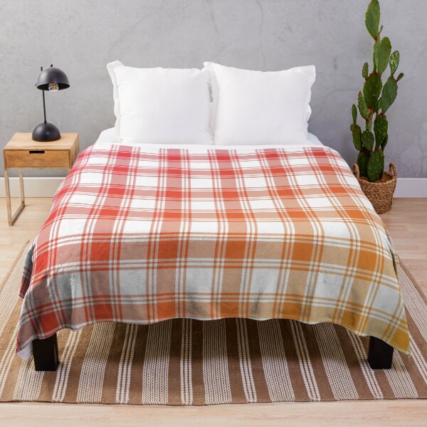 Item preview, Plaid Pattern Warm Red Orange and Yellow Gradient designed and sold by murialbezanson.