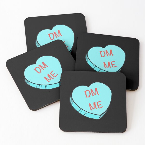Item preview, "DM Me" Conversation Heart Valentines Day 010421 - KerLZ designed and sold by KerlZ.