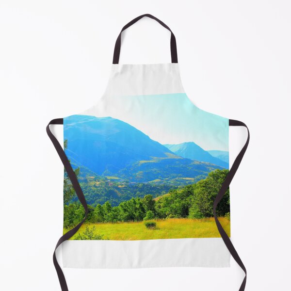 Item preview, View in Montemonaco at the Sibillini mountains and their crests in the background designed and sold by Kristina Drozd.