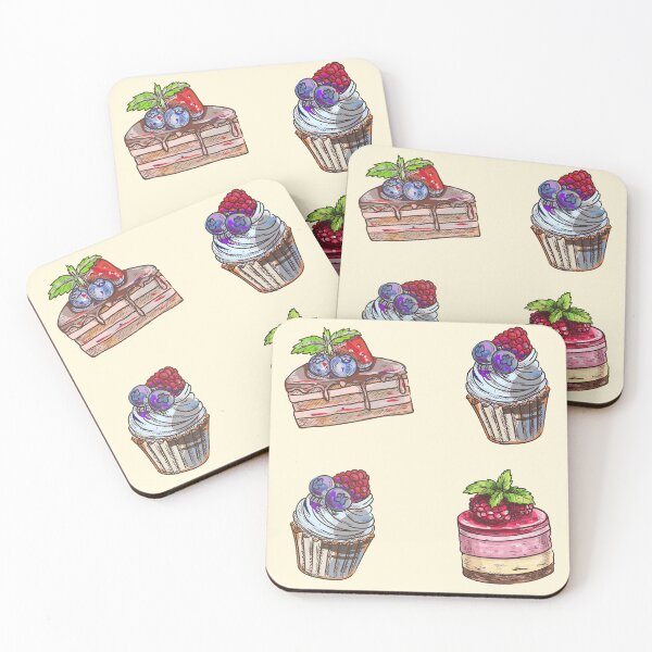 Item preview, Chocolate Cake Pattern designed and sold by Made-By-Art.