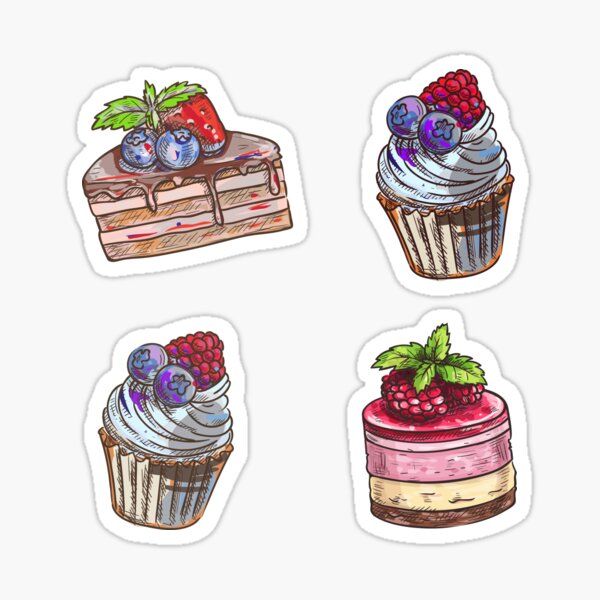 Stickers Sur Le Theme Chocolate Cake Redbubble