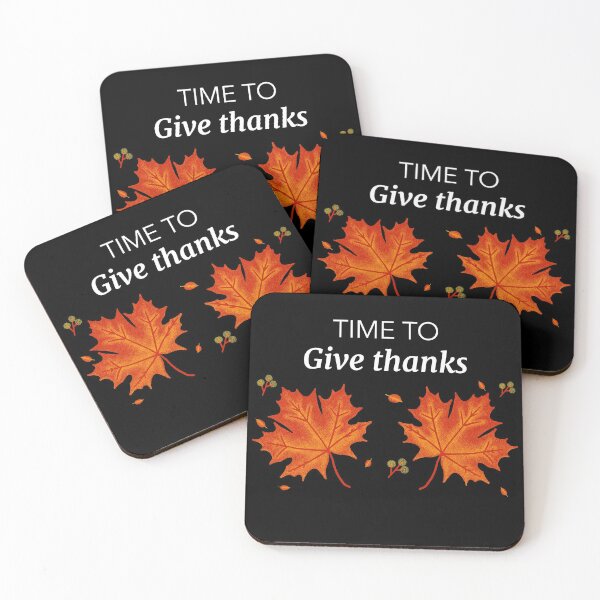 Item preview, Time To Give Thanks Thanksgiving Grateful Holiday designed and sold by RGVDesigns.