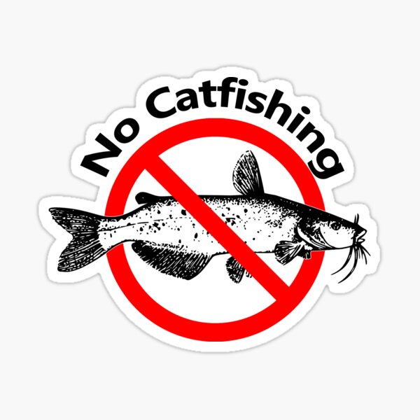 No Catfishing - No Spam Sticker
