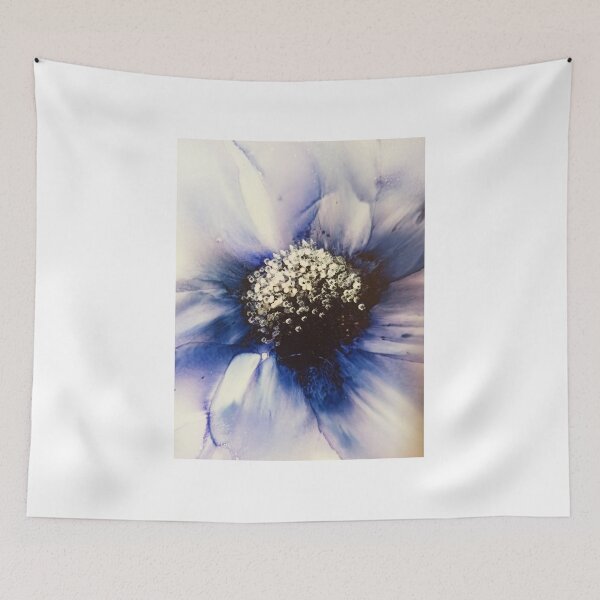 Item preview, Purple blue flower KleurRijk Els Delacourt designed and sold by KleurRijk.