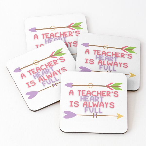 Item preview, A Teacher's Heart is Always Full designed and sold by Kirsten Uecker.