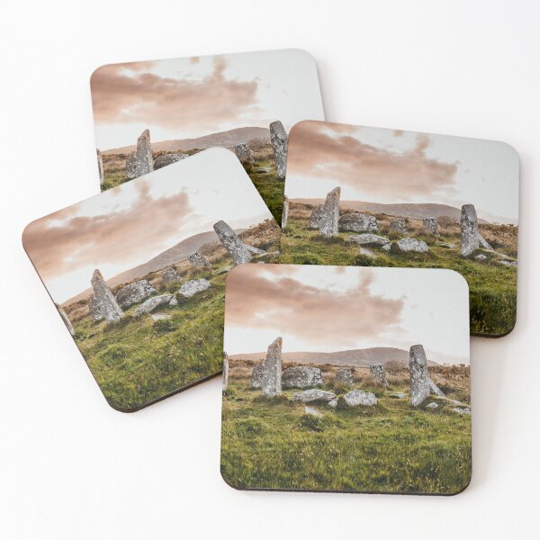 Derreenataggart Stone Circle IRELAND Coasters (Set of 4)