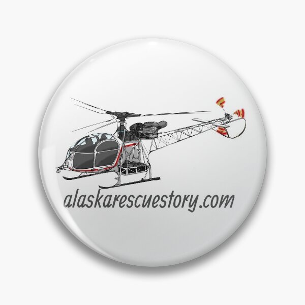 Item preview, SA 315B Lama N59AH Helicopter Aérospatiale alaskarescuestory.com designed and sold by Michael Garber.