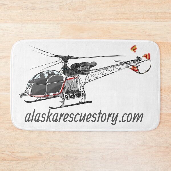 Item preview, SA 315B Lama N59AH Helicopter Aérospatiale alaskarescuestory.com designed and sold by Michael Garber.