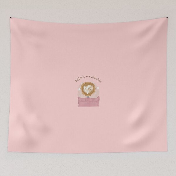 Artikelvorschau, Coffee Is My Valentine Illustration entworfen und verkauft von cinxart.