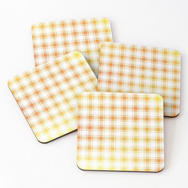 Item preview, Plaid Pattern Yellow and Orange Golden Gradient designed and sold by murialbezanson.