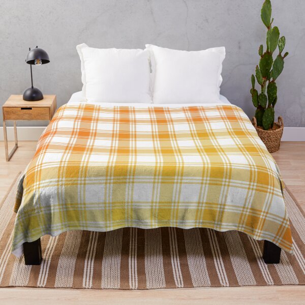 Item preview, Plaid Pattern Yellow and Orange Golden Gradient designed and sold by murialbezanson.