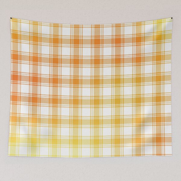Item preview, Plaid Pattern Yellow and Orange Golden Gradient designed and sold by murialbezanson.