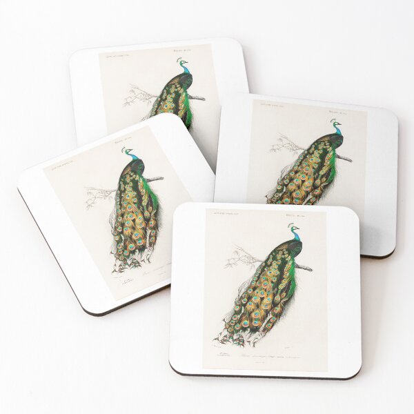 Item preview, The Majestic Peacock, Le paon majestueux Pavo cristatus designed and sold by queen-consort.