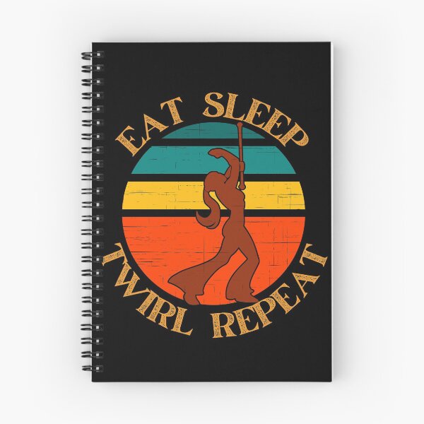 Item preview, Eat Sleep Twirl Repeat Baton Twirler Majorette Gift designed and sold by giftsbyminuet.